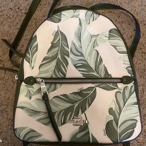 Coach banana leaf backpack